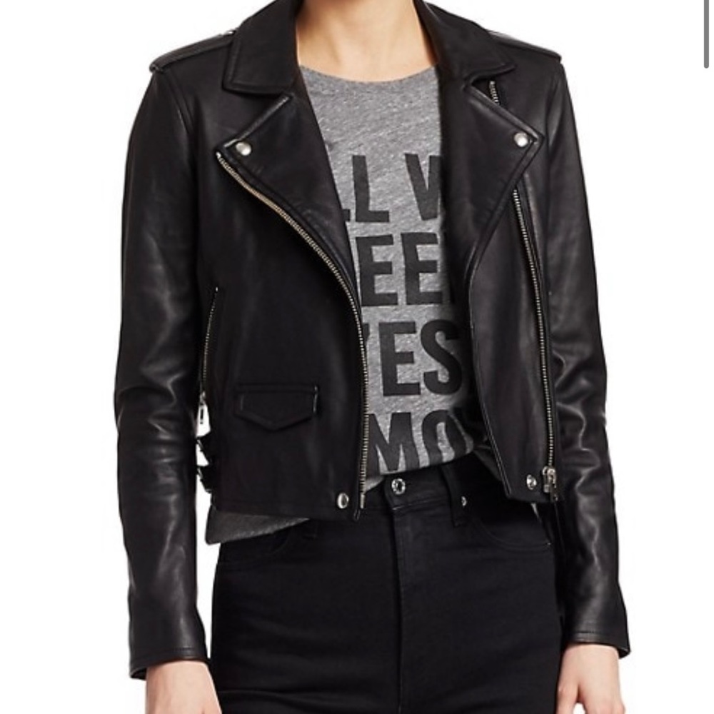 IRO Leather Moro Jacket - worn ONCE!